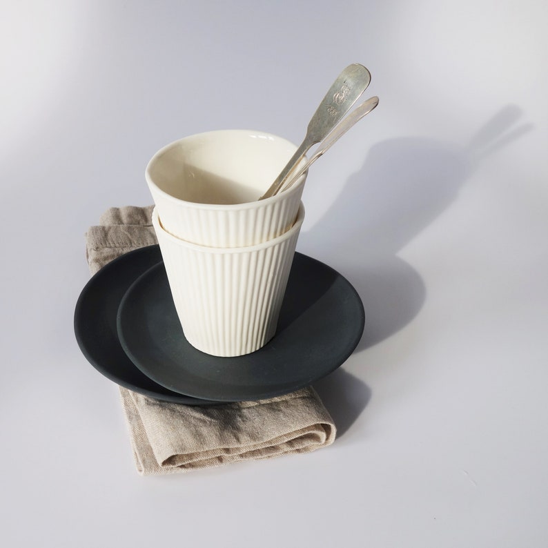 Translucent textured porcelain mug image 8
