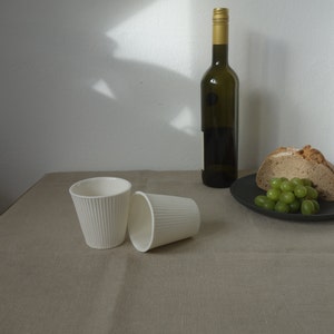 Translucent textured porcelain mug image 6