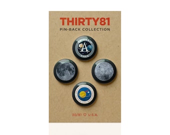 Project Apollo Pin-Back Button Set