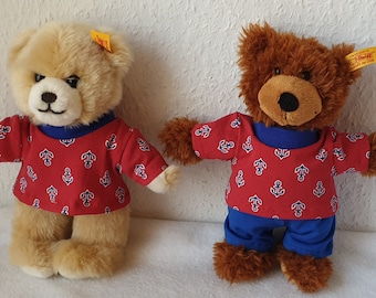 Shirt Kleidung für 28-30cm Bär Teddy*Bärenkleidung *Sterne royalblau Hose 