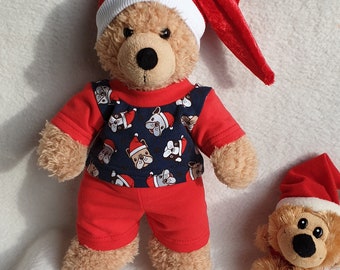Christmas dog Shirt+Hose * Kleidung für 28-30cm Bär Teddy*Bärenkleidung