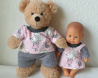 Shirt +Hose *Kleidung für 28-30cm Bär Teddy*Bärenkleidung