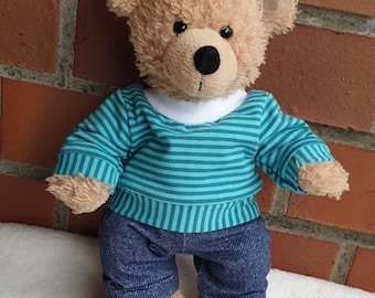 Pulli+Hose*Kleidung für 28-30cm Bär Teddy*Bärenkleidung