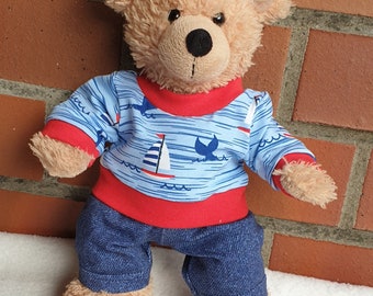 Pulli+Hose*Kleidung für 28-30cm Bär Teddy*Bärenkleidung