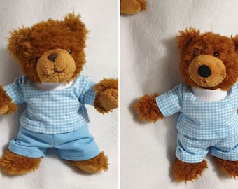 Shirt Hose Kleidung für 28-30cm Bär Teddy*Bärenkleidung Regenbogen 