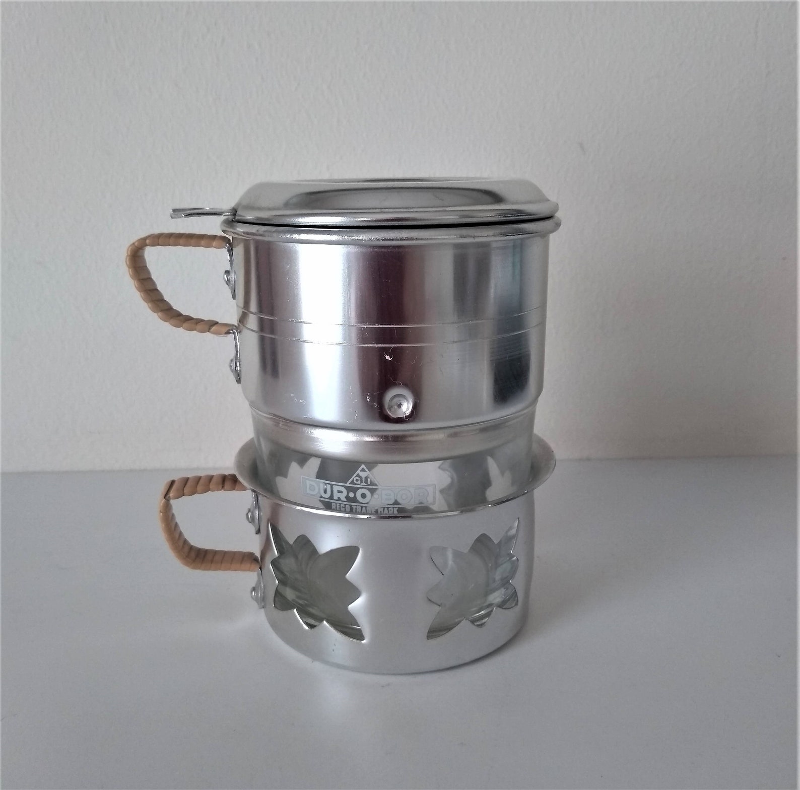 Drip coffee maker single cup made of light stainless metal Etsy