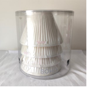 Set of 4 Versatile 20cm Beige LampshadesIdeal for Table Lamps and Chandeliers