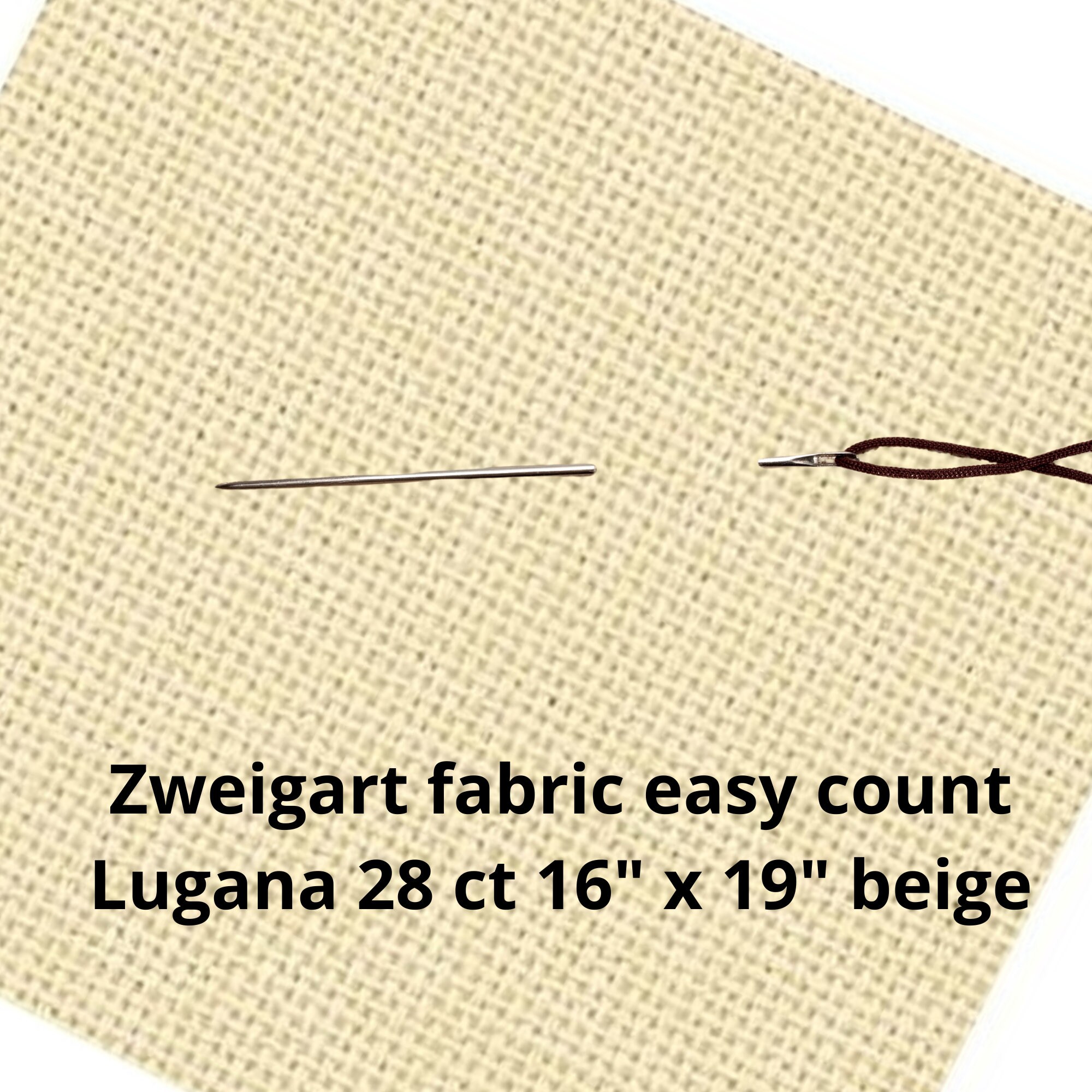 ZWEIGART FLOBA 25ct Cross Stitch Fabric, Linen Eavenweave Xstitch Fabric,  Hand Embroidery Fabric, Punching Needle Fabric 25 Count Needlework 
