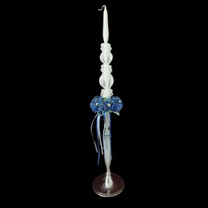 Tall Metal Candle Holder: Elegant Wedding Centerpiece, 30cm