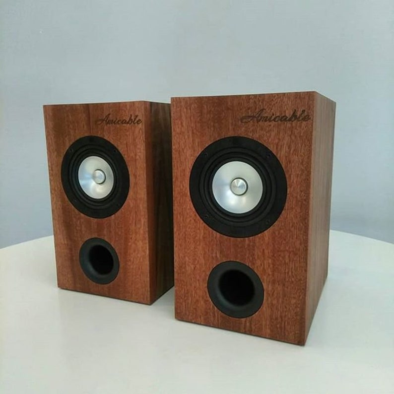 Audiophile Full Range Bookshelf Speakers Etsy