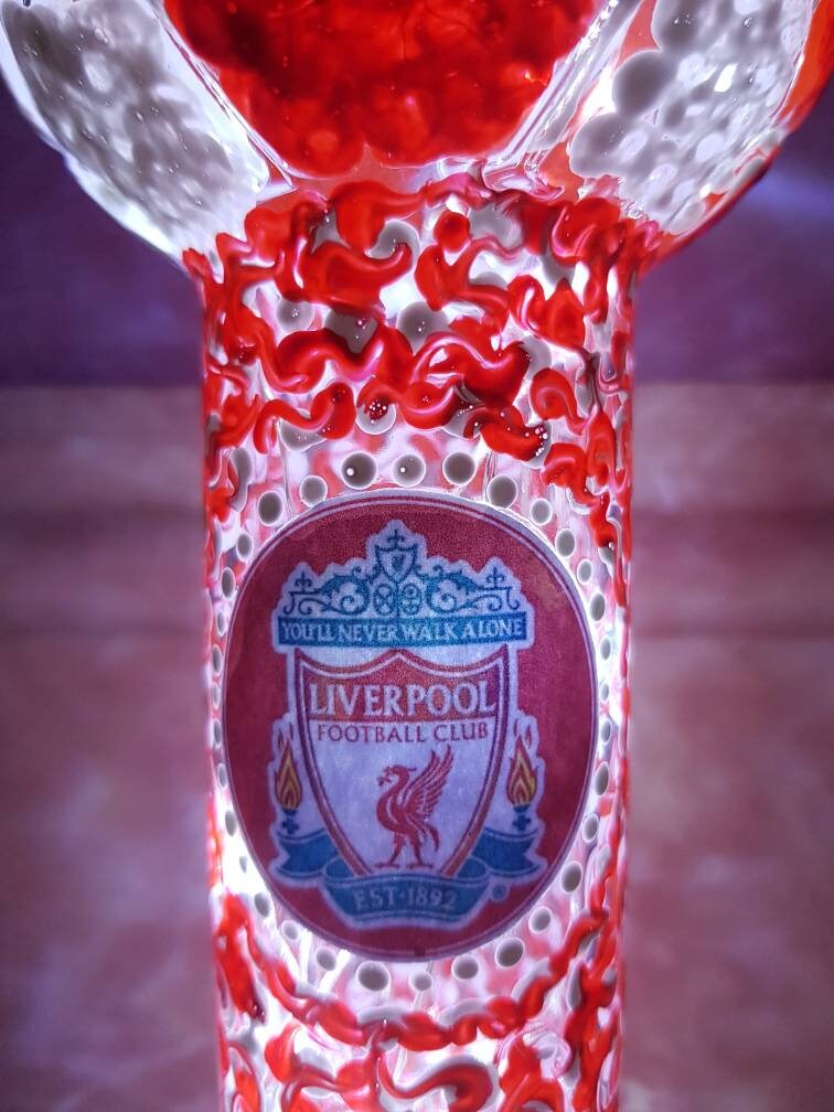 Handmade LIVERPOOL gift. YNWA bottle lights. Football night Etsy