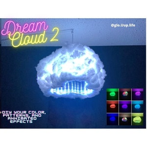 Dream Cloud 2 Led Room Party Infinity mirror glowing colorful cloud light