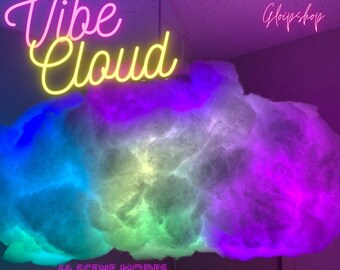 Vibe Cloud Led 11 music reactive party modes multicolor dancing moods 64 scenes diy settings app controlled dual speaker bluetooth cloud