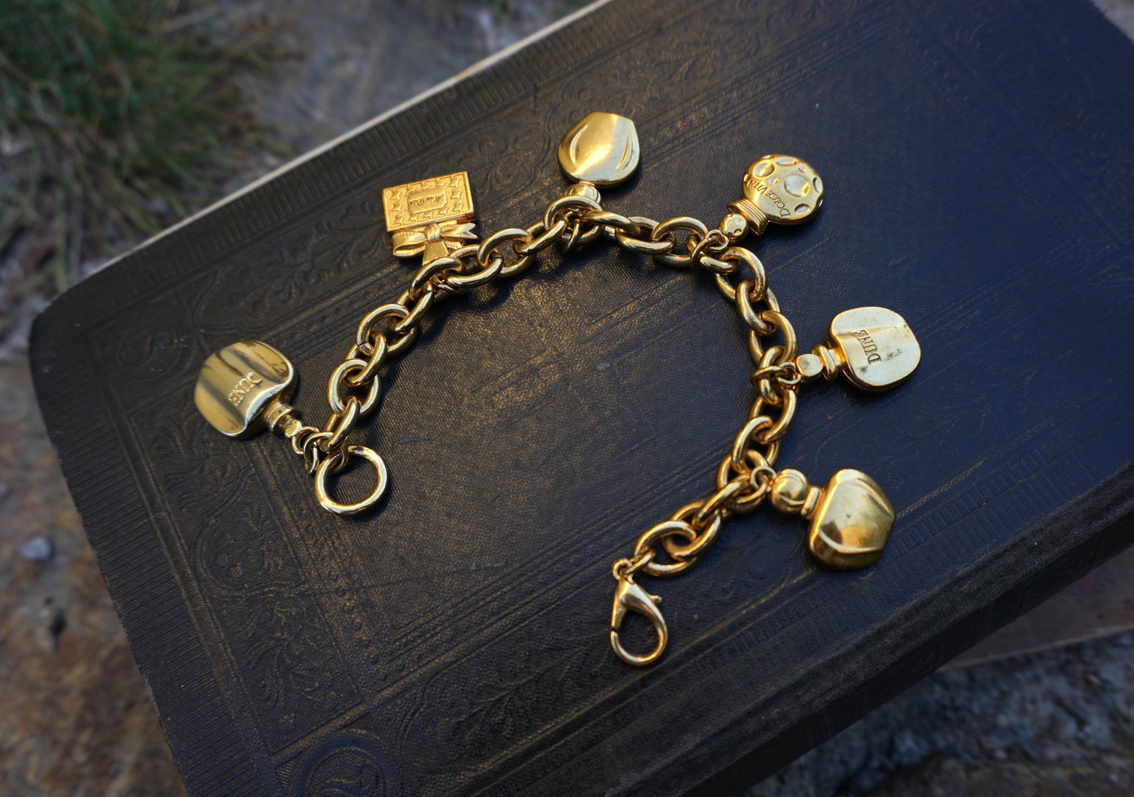 CHRISTIAN DIOR Vintage Charms Perfume Bracelet 90s Etsy