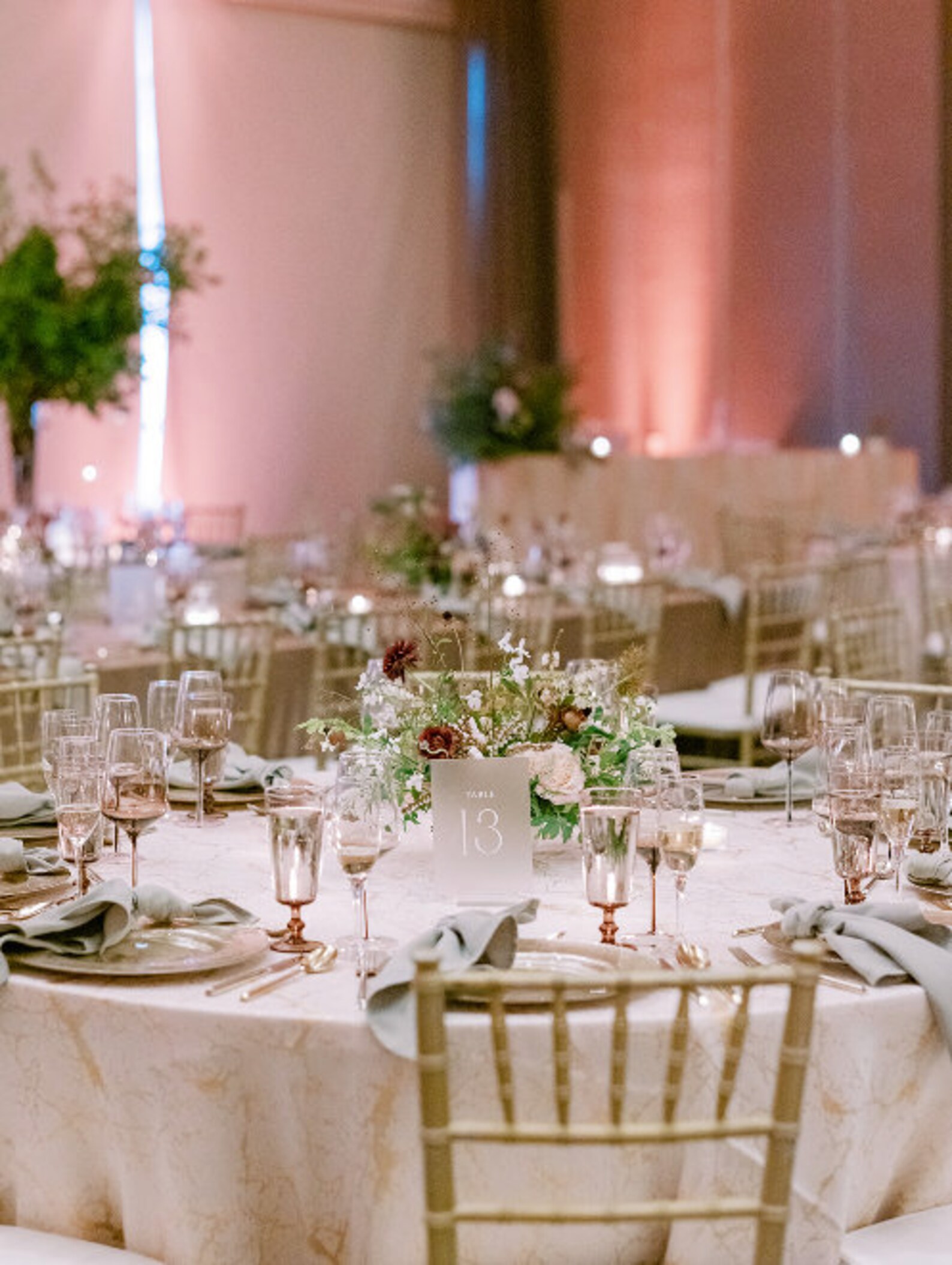 Minimalist Frosted Acrylic Table Setting Numbers 5x7 for Etsy