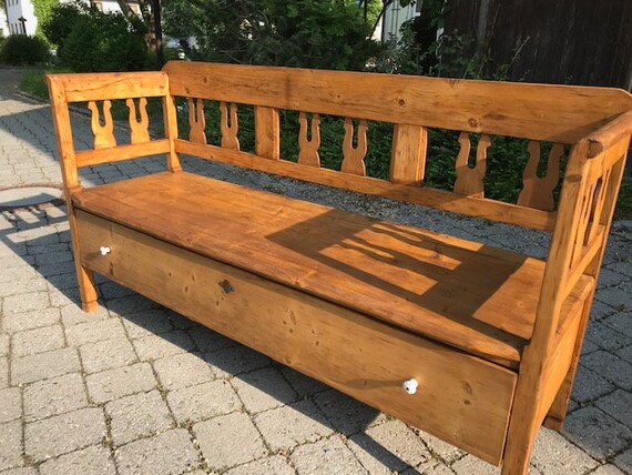 Ancient Bench Bench Wooden Bench Art Nouveau Chuba Bench Etsy