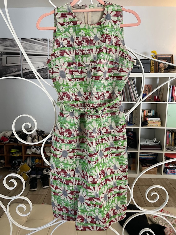 Bottega Veneta, BOTTEGA VENETA Vintage Floral Print Cocktail Dress