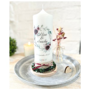 Wedding candle flowers names flower wreath moody flowers eucalyptus olive branches leaf branches jute names calligraphy handlettering *Lilly*