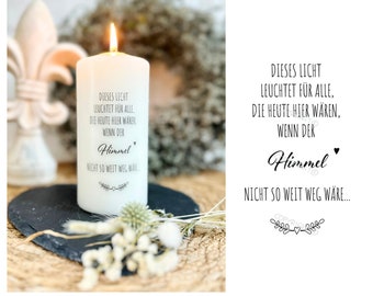 Świeca pamiątkowa, świeca żałobna za zmarłego • „To światło świeci... gdyby niebo nie było tak daleko” • Serce i gałęzie • Franz