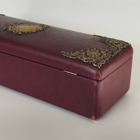 Stunning antique Napoleon III glove / jewelry box… - image 6