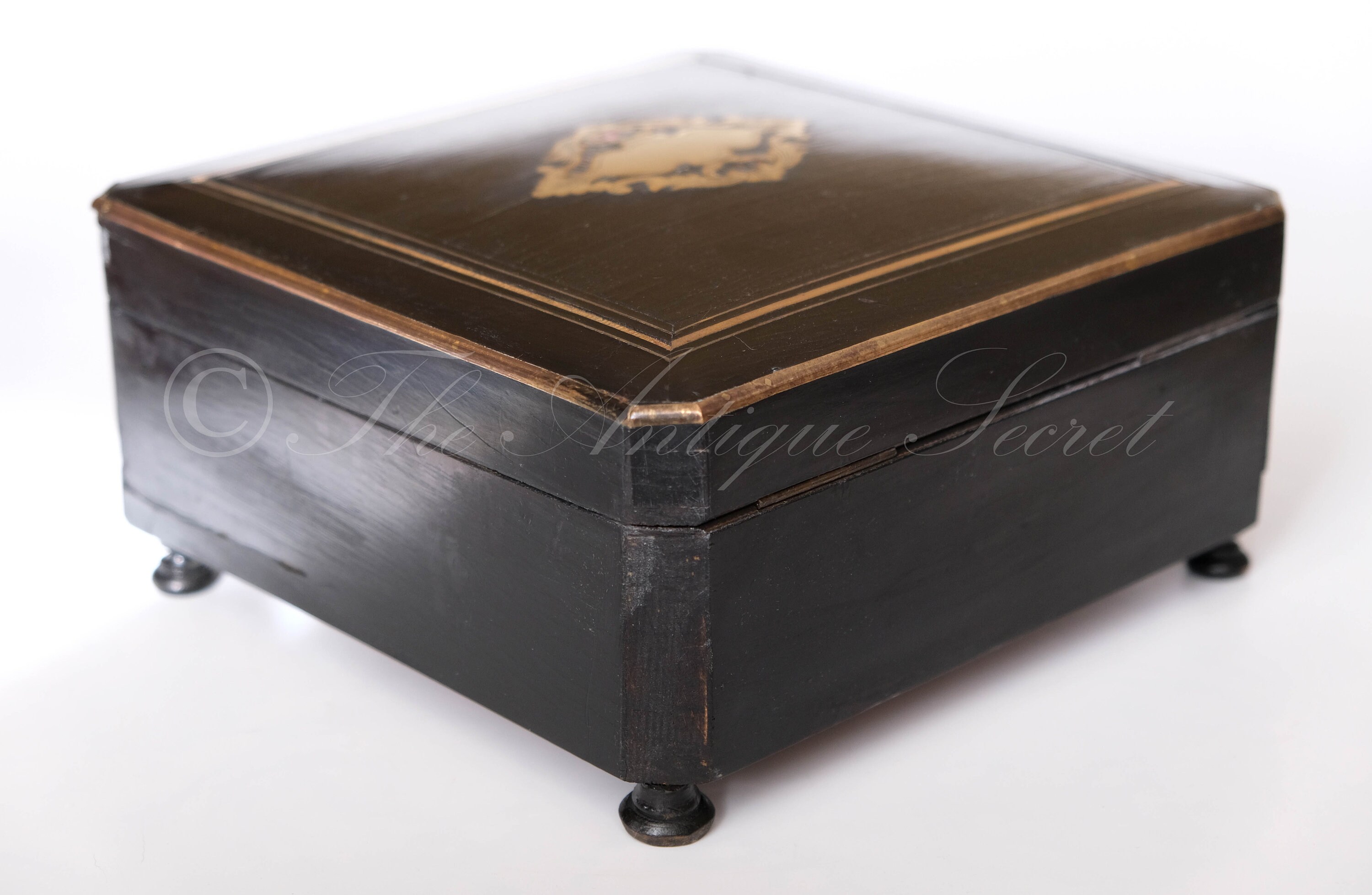 19世紀ナポレオンⅢ世時代のジュエリーケース【フランスアンティーク】 19世紀 ナポレオン3世時代のジュエリーケース【フランス