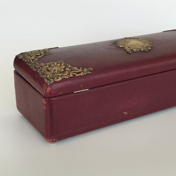 Stunning antique Napoleon III glove / jewelry box… - image 7