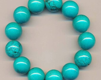 Perles bijoux Bracelet turquoise bande 8D