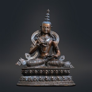 Dorje Sempa Buddha Vajrasattva Statue Nepal 12.5 kg Figure Sculpture Nepal Buddha