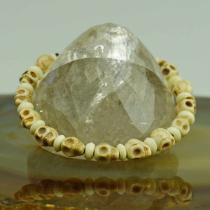 Bracelet Ceramic White Jewelry Skull 123