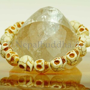 Bracelet Skull Jewelry Marble Design S4 image 2