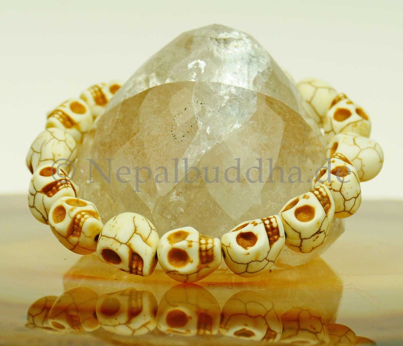 Bracelet Skull Jewelry Marble Design S4 image 2