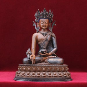 Medicine Buddha statue Buddha figure 26 cm &quot;Best Quality&quot; Nepal Buddha
