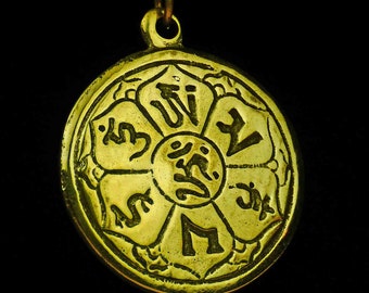 Talisman de l’amulette médaillon Tibet bijoux a86