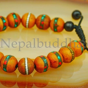 Bracelet Nepal Jewelry Wood Jewelry S14 image 3