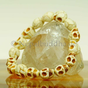 Bracelet Skull Jewelry Marble Design S4 image 1