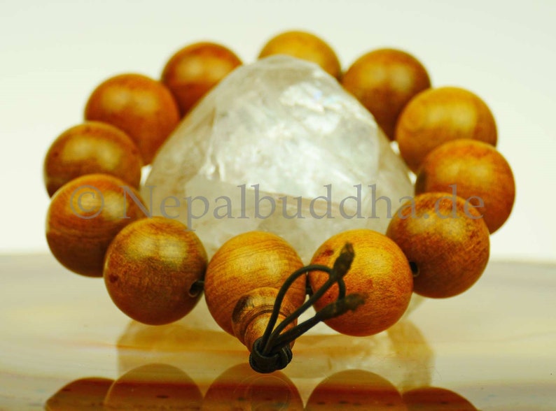 Ball bracelet real sandalwood large balls s27 image 1