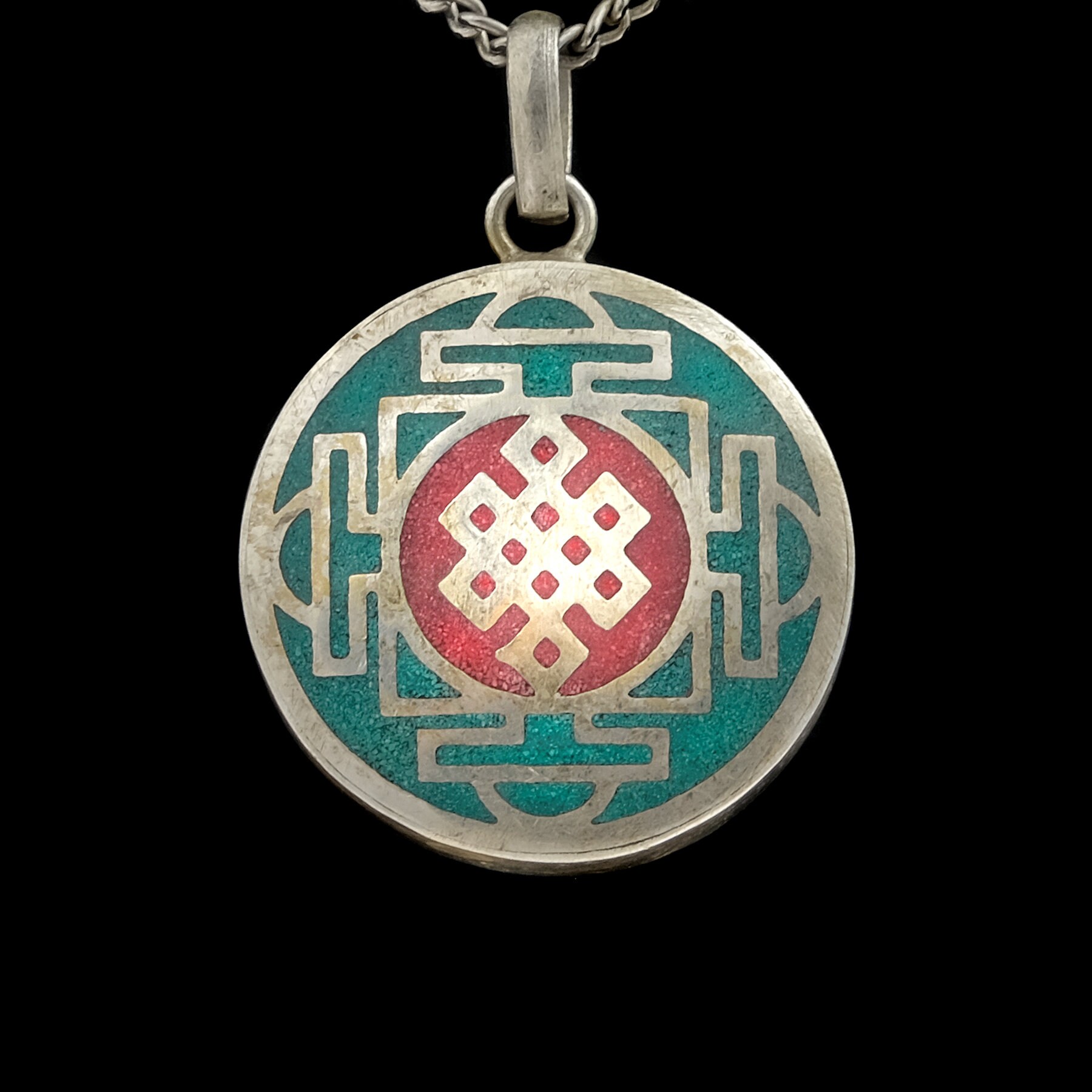 Handgearbeitetes buddhistisches Amulett mit dem unendlichen | Etsy