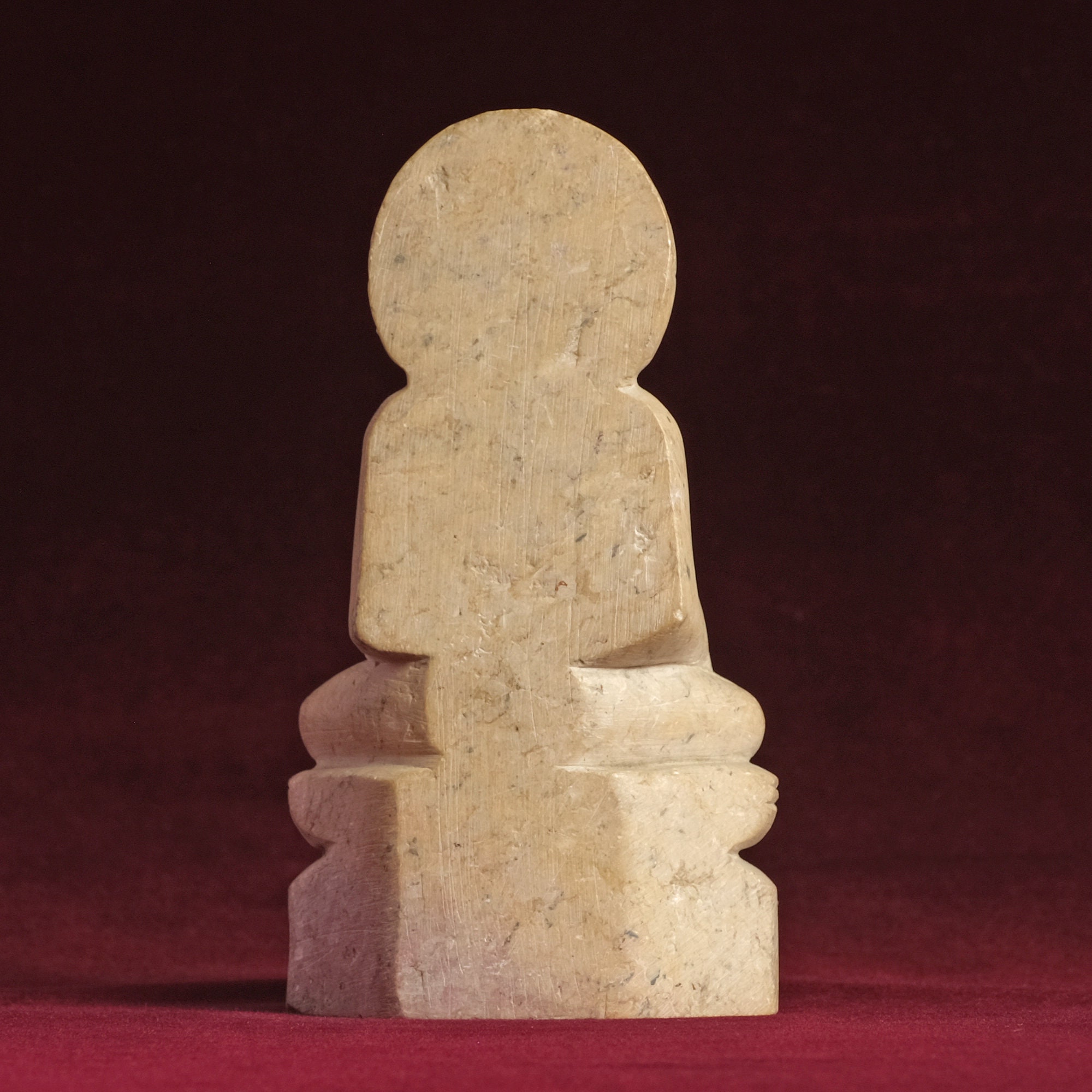 仏像大理石白彫刻 12 センチメートルフィギュア彫刻仏教ギフト祭壇装飾