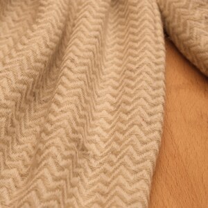 Cashmere blanket gray white with high quality cashmere 120 x 250 cm hand-woven from Nepal 02 image 4