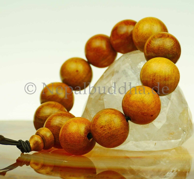 Ball bracelet real sandalwood large balls s27 image 2