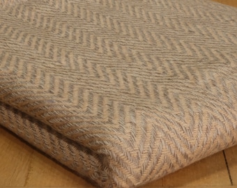 Couverture cachemire Beige Taupe luxe Hygge couverture scandinave cachemire 120*260 couverture câline cadeau tissu fin tissé à la main