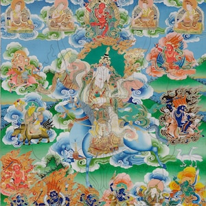 Thangka Achi Chokyi Drolma Buddhism Nepalbuddha Best Print Quality T02 image 1