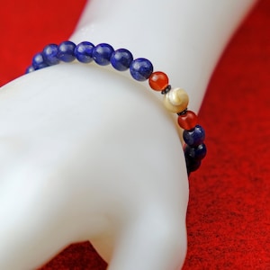 Bracelet lapis lazuli blue beautiful jewelry turquoise permute women&#39;s jewelry Nepal s63
