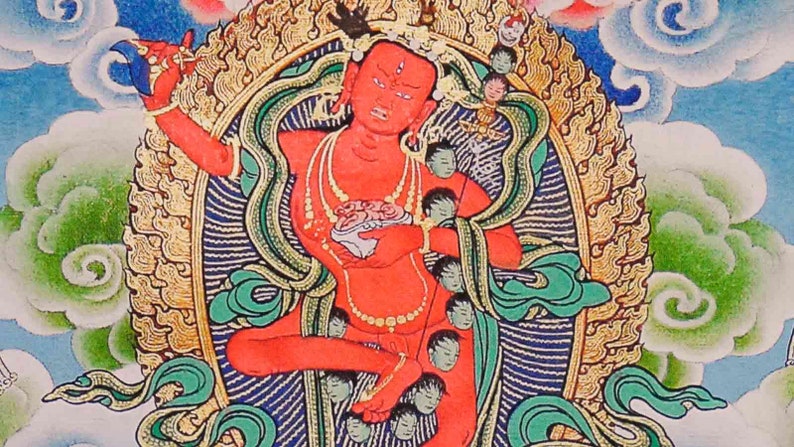 Thangka Achi Chokyi Drolma Buddhism Nepalbuddha Best Print Quality T02 image 3
