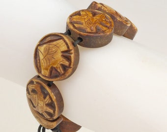 Armband aus Knochen Bouddha Bracelet 136d