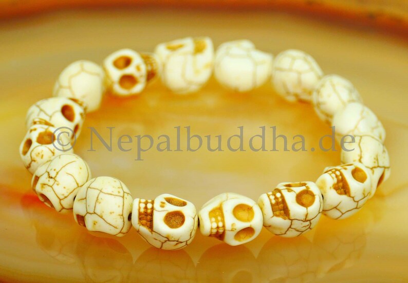 Bracelet Skull Jewelry Marble Design S4 image 3