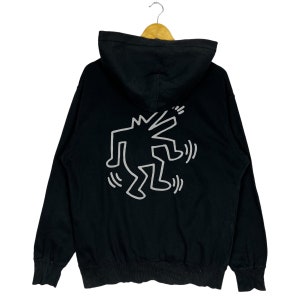 Keith Harring Pop-Art-Sweatshirt mit Rundhalsausschnitt