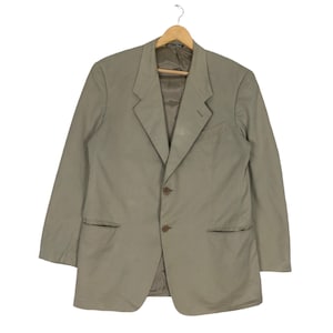 Vintage Giorgio Armani Light Jacket blazer Coats Brown Colour Large Size