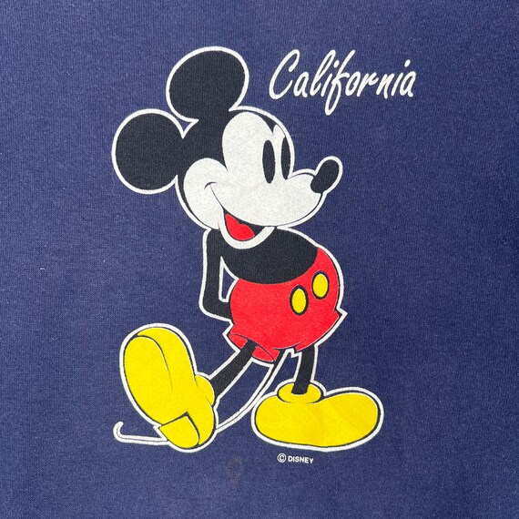 Vintage 90s MICKEY MOUSE Sweatshirt Crewneck Pop … - image 4