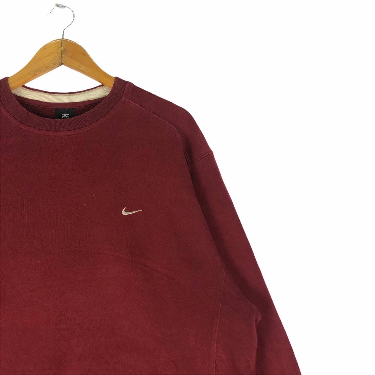vintage maroon nike sweatshirt